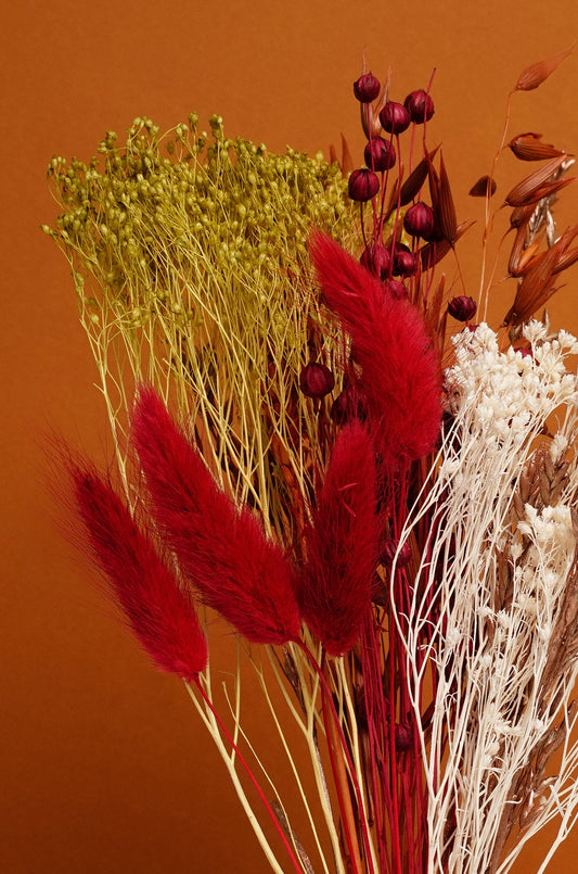 Mini Bouquet com jarra - Vermelho