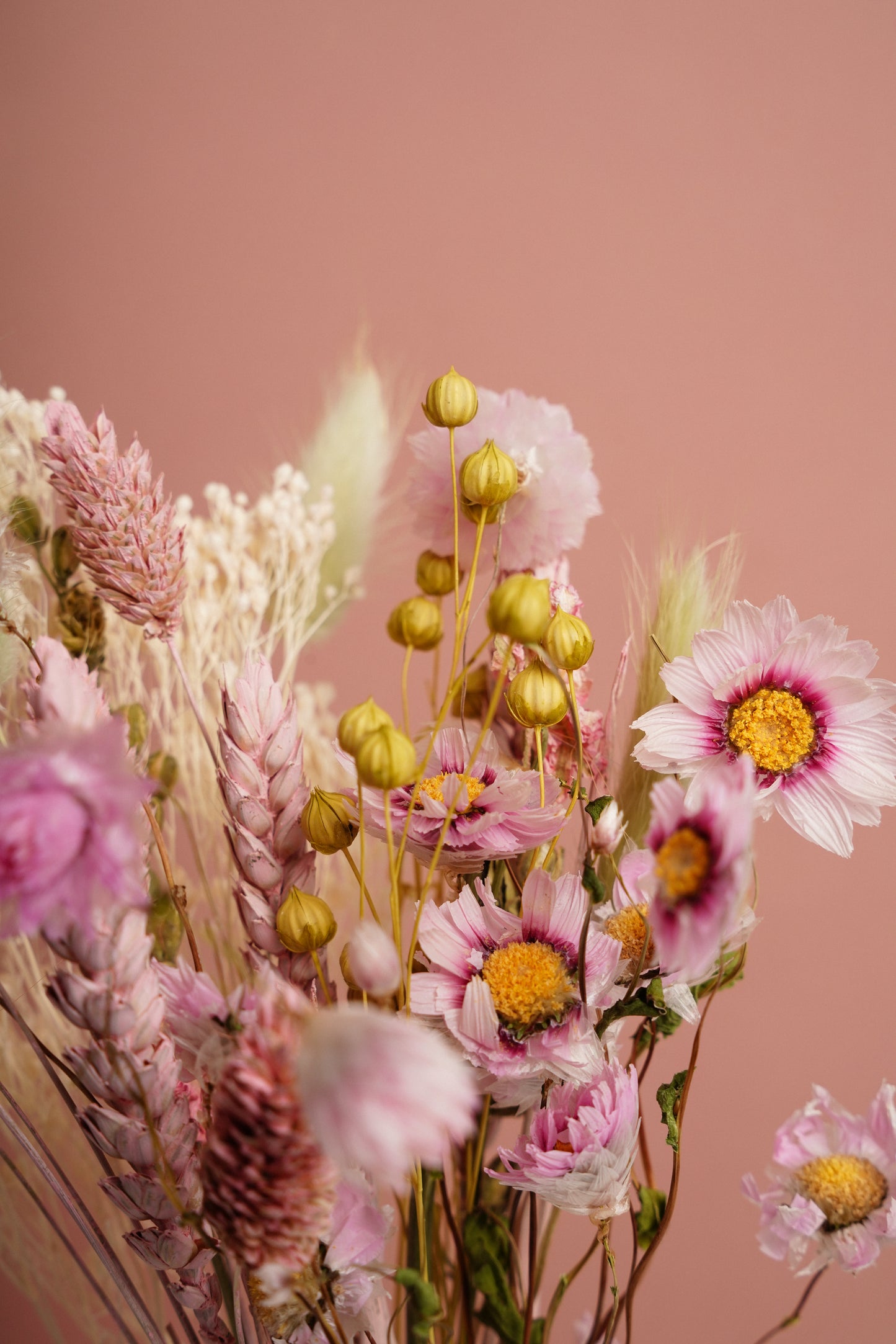 Mini Bouquet with Jar - Pink