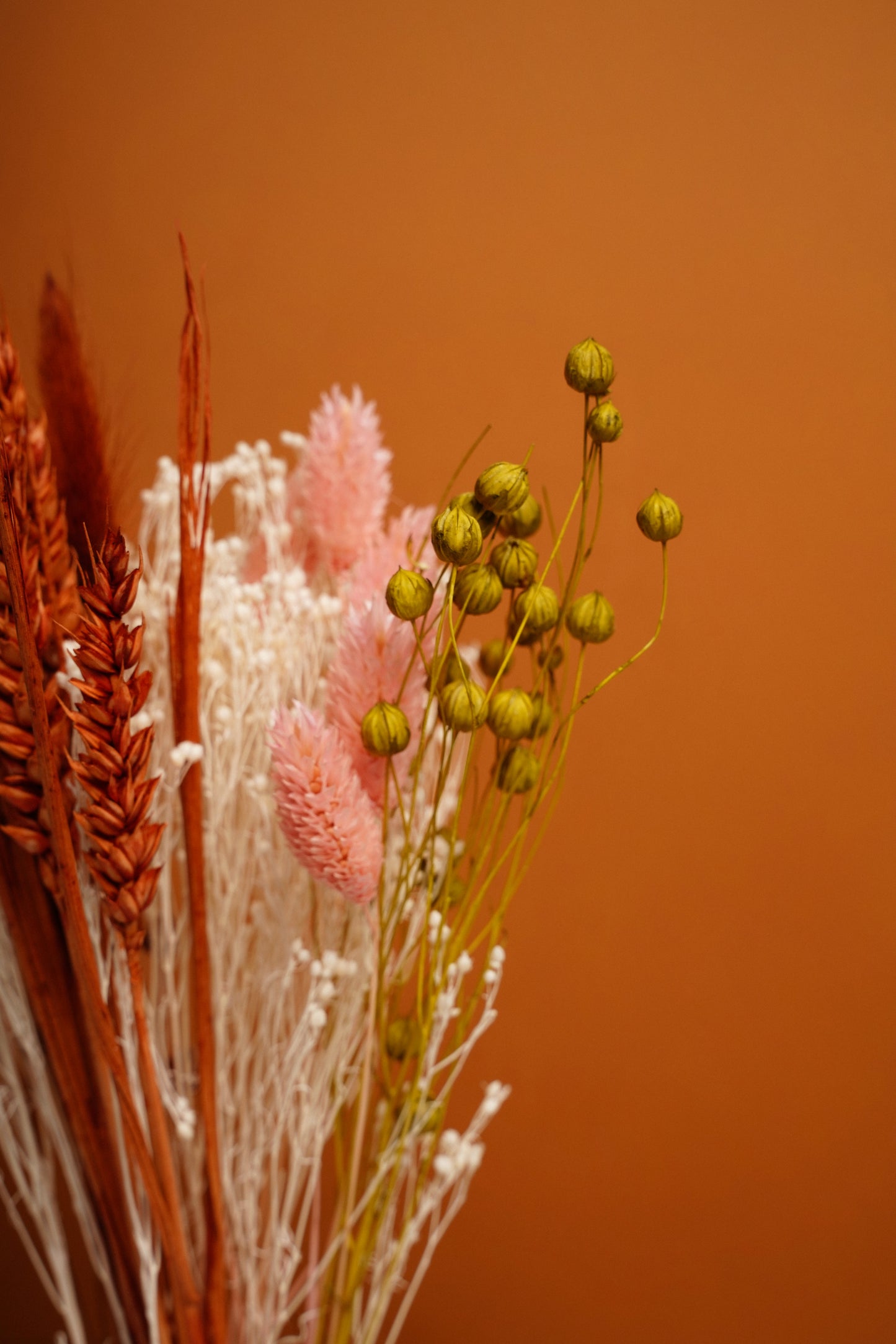 Mini Bouquet com Jarra - Laranja
